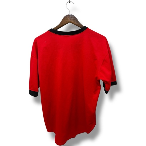 248 MLB | EUC Vintage Philadelphia Phillies Red V-Neck Jersey Tee 1993 (Sz L) - Picture 6 of 12